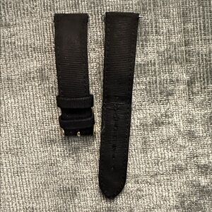 Black grosgrain Michele Watch Strap Replacement
